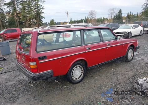 1985 Volvo 245 Dl/Gl из США, поврежденный, VIN YV1AX8857F1652822